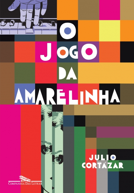 Capa do livro “O jogo da amarelinha”, de Julio Cortázar, publicado pela editora Companhia das Letras.[1]