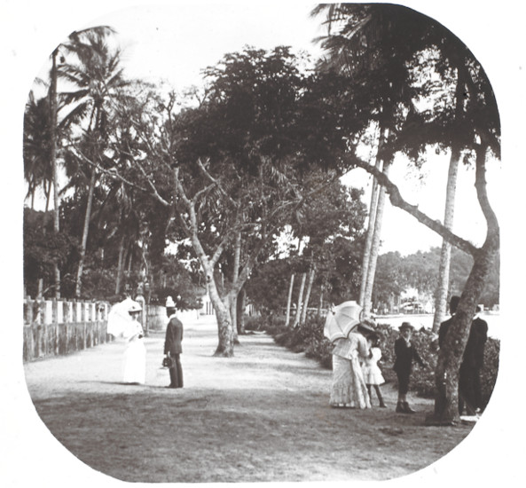 Foto da Ilha de Paquetá (RJ), onde o romance se passa, em 1908.[2]