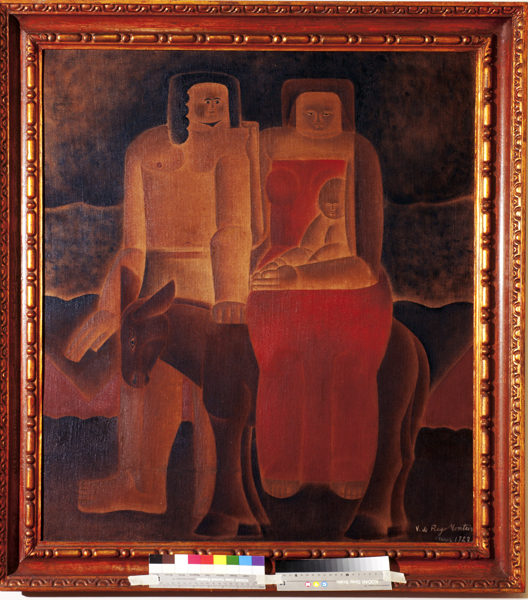“Fuga para o Egito” (1923), do pintor Vicente do Rego Monteiro, no Museu de Belas Artes do Rio de Janeiro.[5]