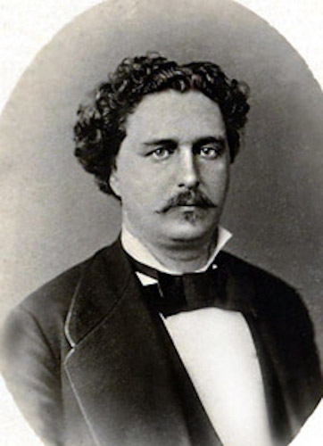 Retrato de Visconde de Taunay (1843-1899), famoso escritor romântico e político brasileiro. [1]