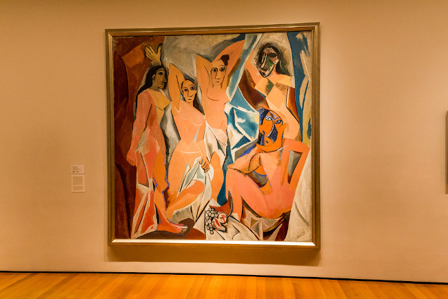 “As senhoritas de Avignon”, tela de Pablo Picasso que inaugurou o cubismo.