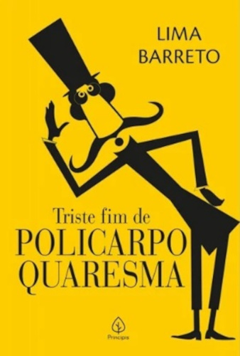 Capa do livro Triste fim de Policarpo Quaresma, de Lima Barreto.