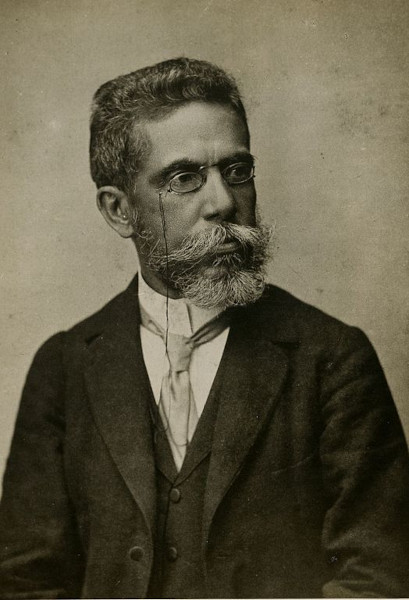Fotografia de Machado de Assis, autor mais famoso da literatura brasileira.