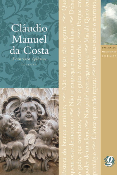 Capa do livro “Cláudio Manuel da Costa”, coleção Melhores Poemas, da Global Editora.