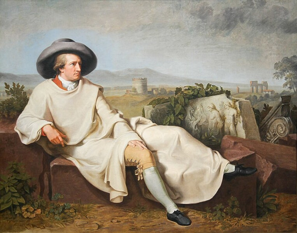 Johann Wolfgang von Goethe, retratado pelo pintor Johann Heinrich Wilhelm Tischbein.