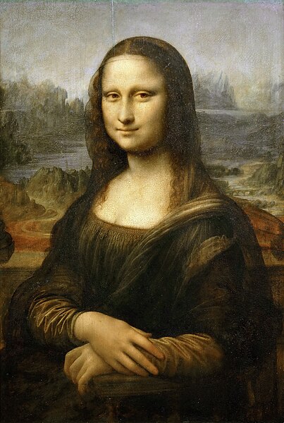 Mona Lisa, de Leonardo da Vinci, em texto sobre denotação e conotação.