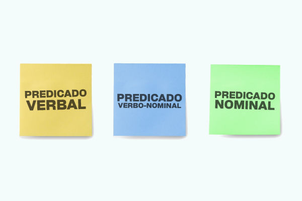 Imagem listando os tipos de predicado.