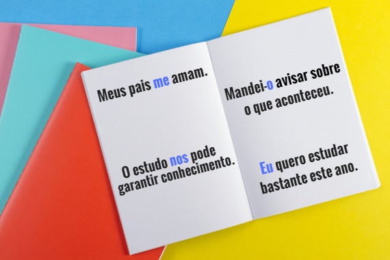 Os pronomes pessoais do caso reto e do caso oblíquo têm funções sintáticas diversas